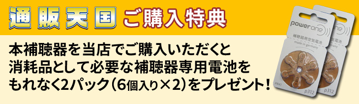 電池プレゼント